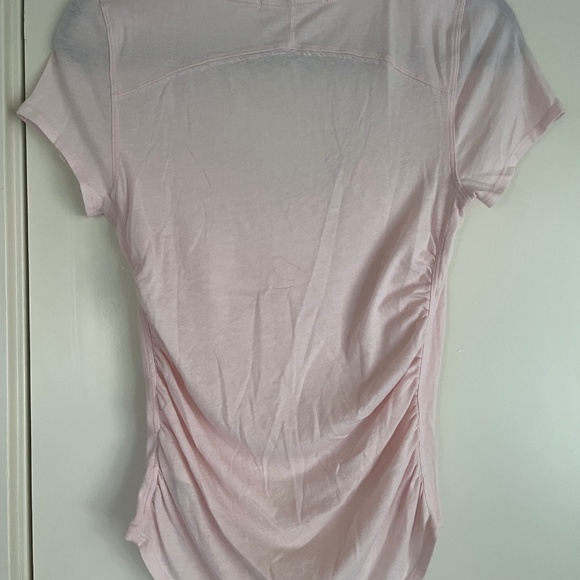 Free People - We the People Sonnet T-shirt Tee Chiffon Cake Pale Pink MED - Picture 4 of 8